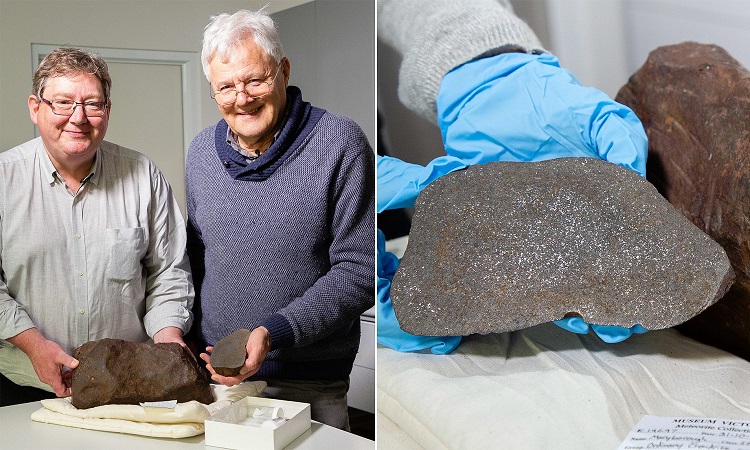 
														
														Oltindan qimmatli topilma: avstraliyalik erkak yoshi 4,6 milliard yilga teng meteorit topib oldi (foto)
														
														