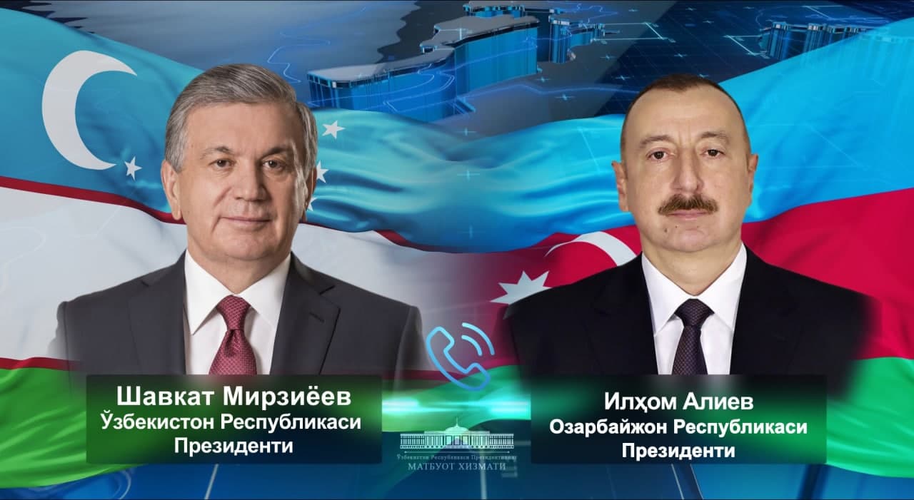 
														
														Shavkat Mirziyoyev Ozarbayjon Prezidentini 60 yillik yubileyi bilan samimiy tabrikladi
														
														