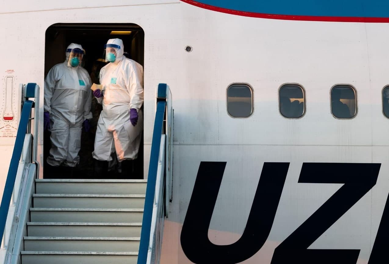 
														
														O‘zbekiston aeroportlarida koronavirusga majburiy test topshirish joriy etildi
														
														