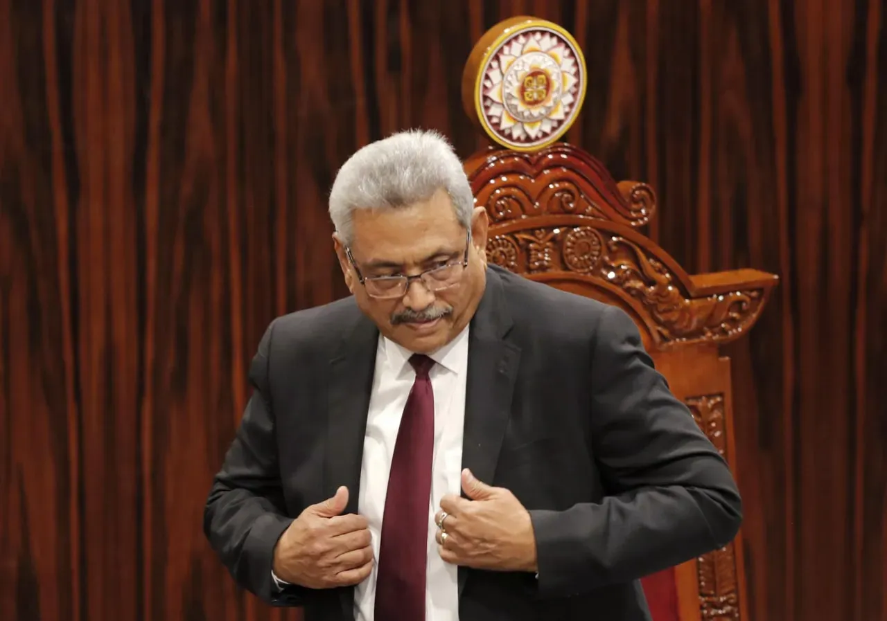 
											
											Shri-Lankaning prezidenti Singapurda qolmaydi – OAV
											
											