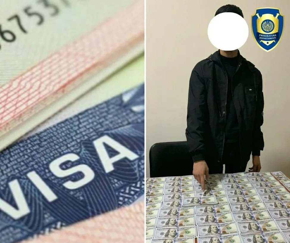 
											
											30 минг “кўкига” АҚШ элчихонасидан Visa' олиб бермоқчи бўлган фирибгар ушланди
											
											