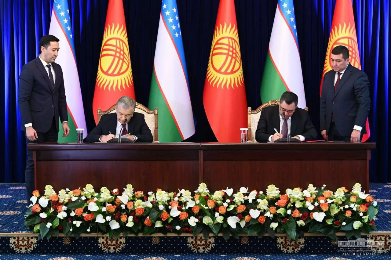 
											
											Mirziyoyev va Japarov ikki tomonlama strategik sheriklik Deklaratsiyaga imzo chekdi
											
											
