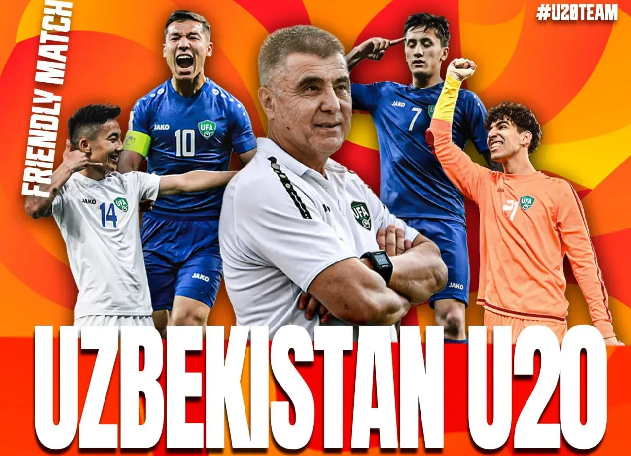 
											
											U-20: O‘zbekiston terma jamoasi JCh oldidan Urugvayga qarshi o‘yini o‘tkazadi
											
											