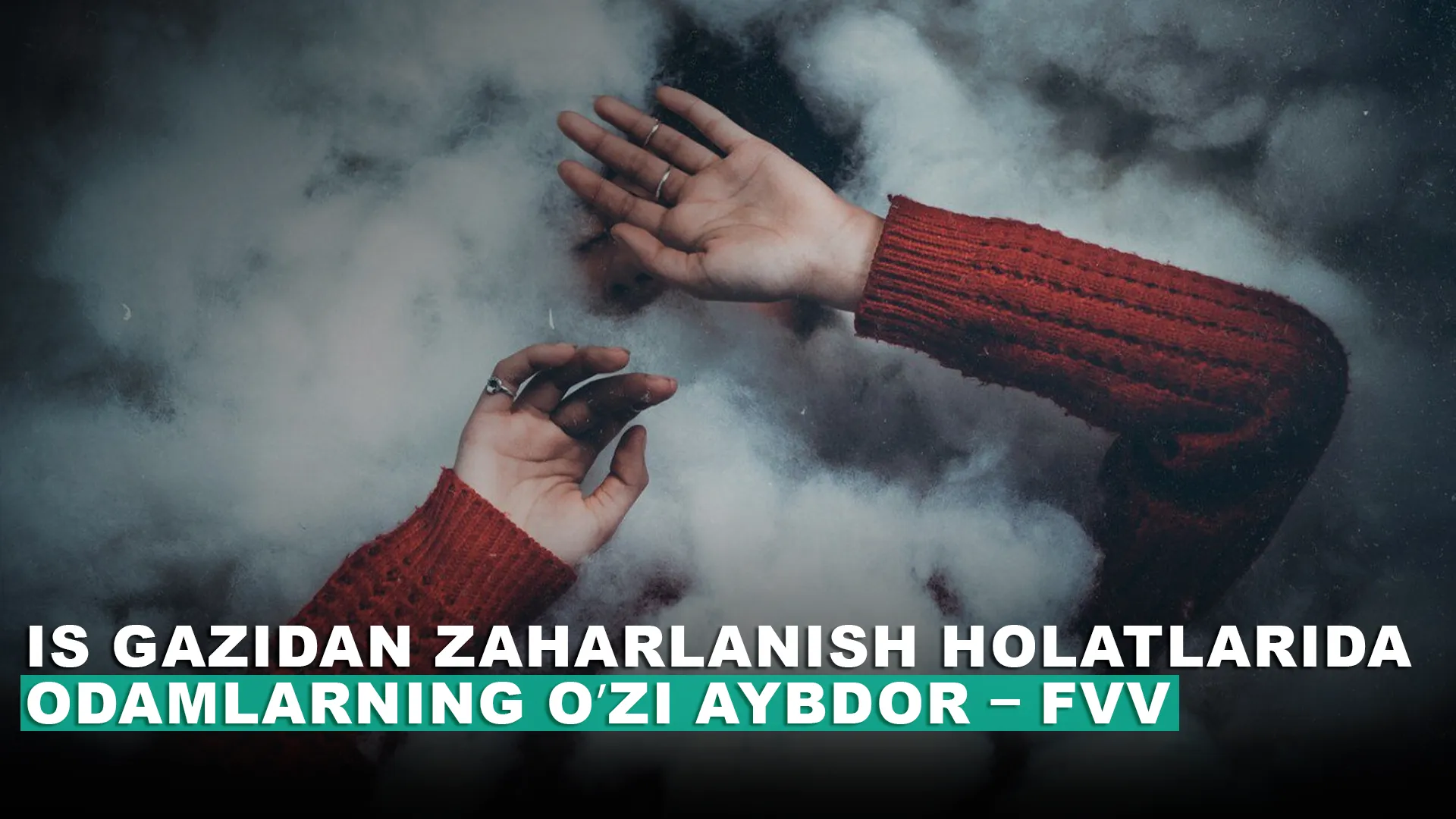 Is gazidan zaharlanish holatlarida odamlarning oʻzi aybdor – FVV
