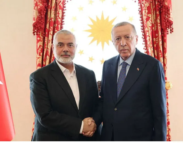 
											
											Туркия президенти XАМАС делегациясини қабул қилди
											
											
