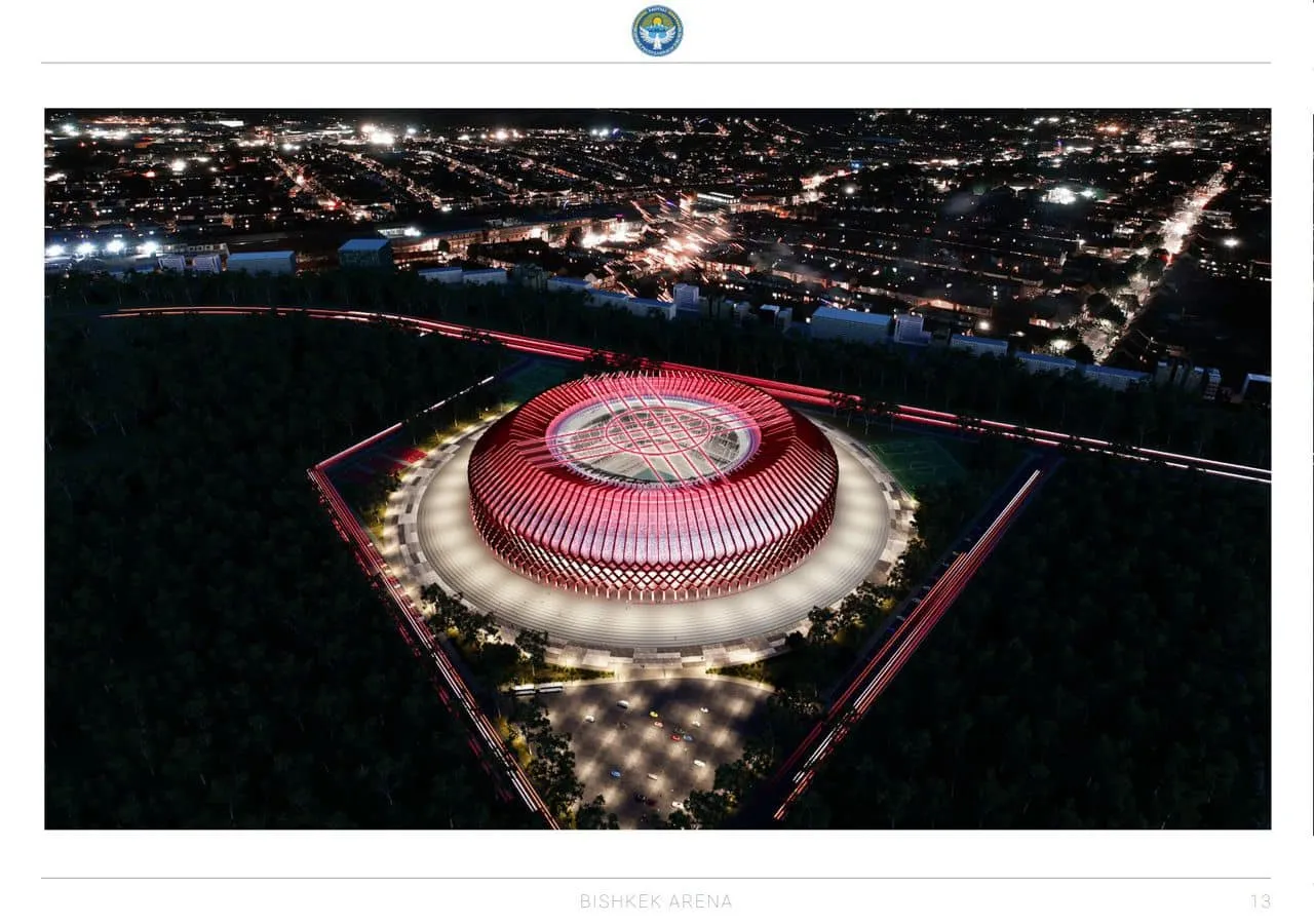 
											
											Bishkekda Markaziy Osiyodagi eng yirik stadion quriladi
											
											