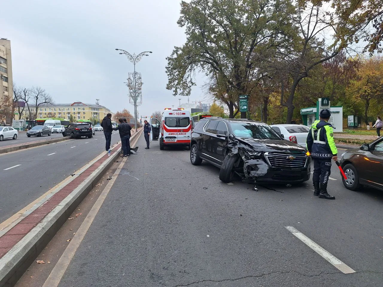 
											
											Shayxontohurda ikki avtomobil ishtirokida YTH sodir bo‘ldi
											
											