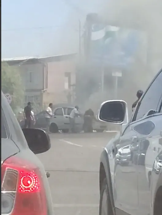 
											
											Бўкада Matiz ёниб кетди
											
											