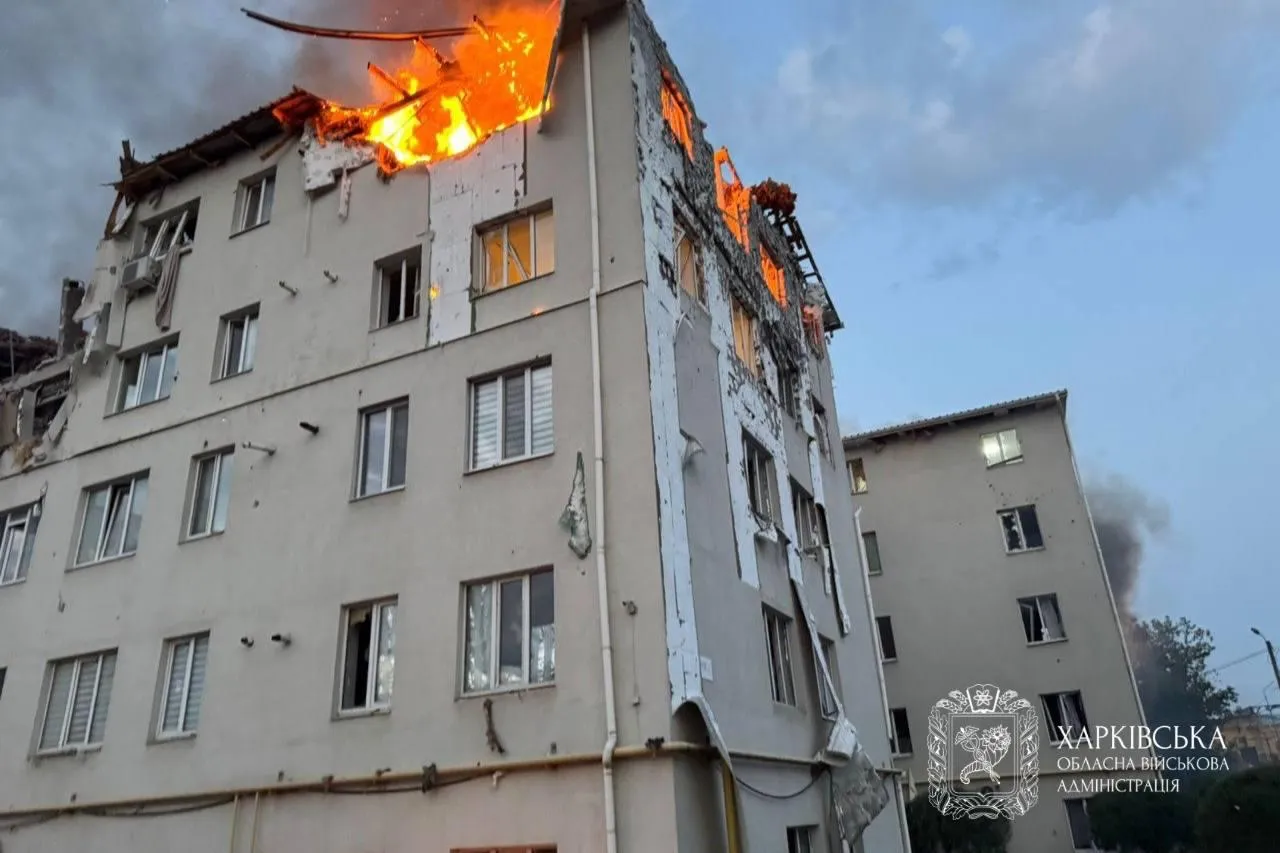 
											
											Rossiya Xarkovdagi ko‘p qavatli uyga dronlar orqali zarba berdi
											
											