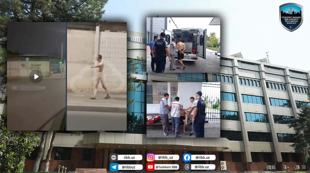 
											
											Yalang‘och holatda ko‘chada harakatlangan erkak ruhiy kasalliklar shifoxonasiga joylashtirildi
											
											