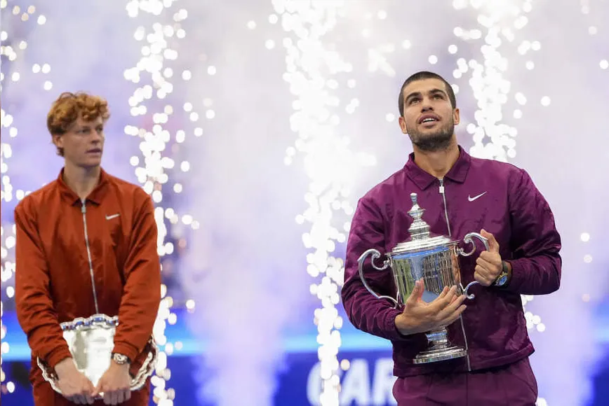 
											
											Alkaras Sinnerni mag‘lub etib, US Open chempioni bo‘ldi
											
											