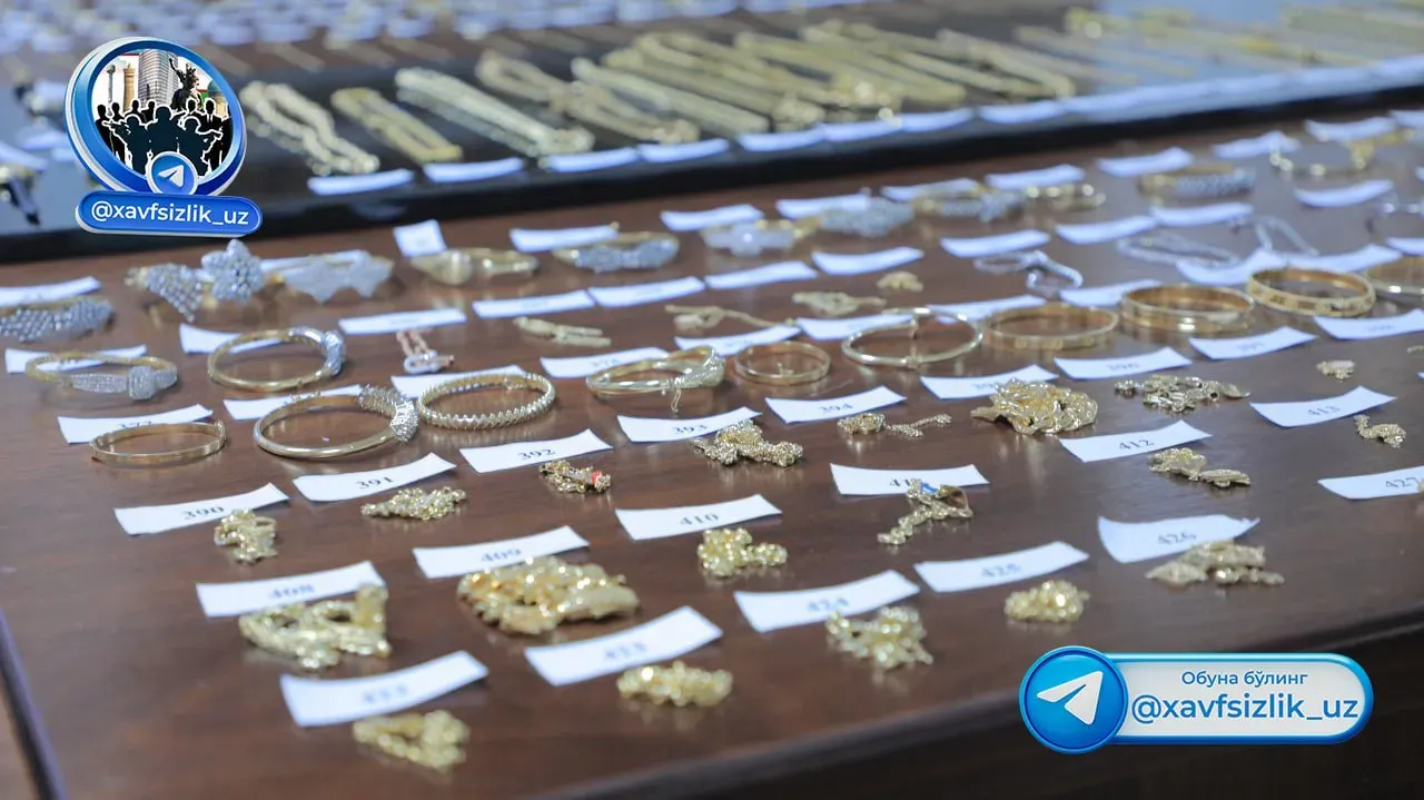 
											
											DXX: Qirg‘izistondan noqonuniy olib kelingan 5,7 mlrd so‘mlik zargarlik buyumlari to‘xtatib qolindi
											
											