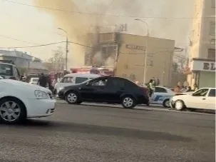 
														
														Тошкентда дўкон ёниб кетди
														
														