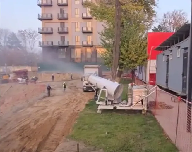 Toshkentda havo ifloslanishining oldini olish maqsadida 6 ta suv purkagich o‘rnatildi