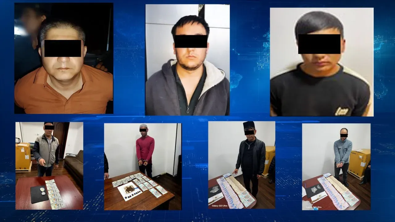 Samarqandda 90 kg.dan ortiq giyohvandlik vositalarini saqlagan shaxslar ushlandi