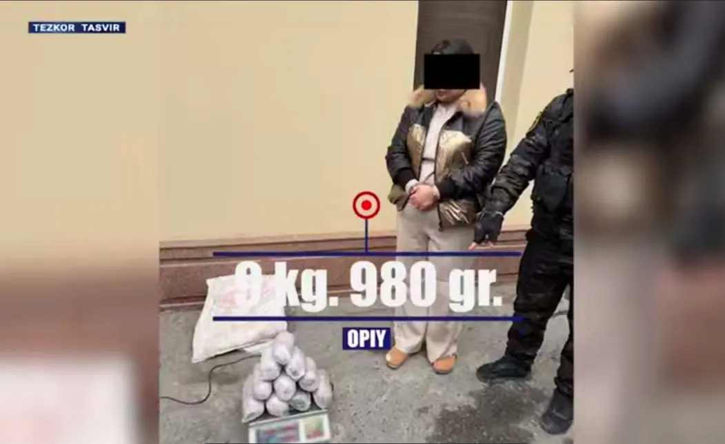 Тожикистондан келтирилган жами 32 кг наркотик моддалар савдосининг олди олинди