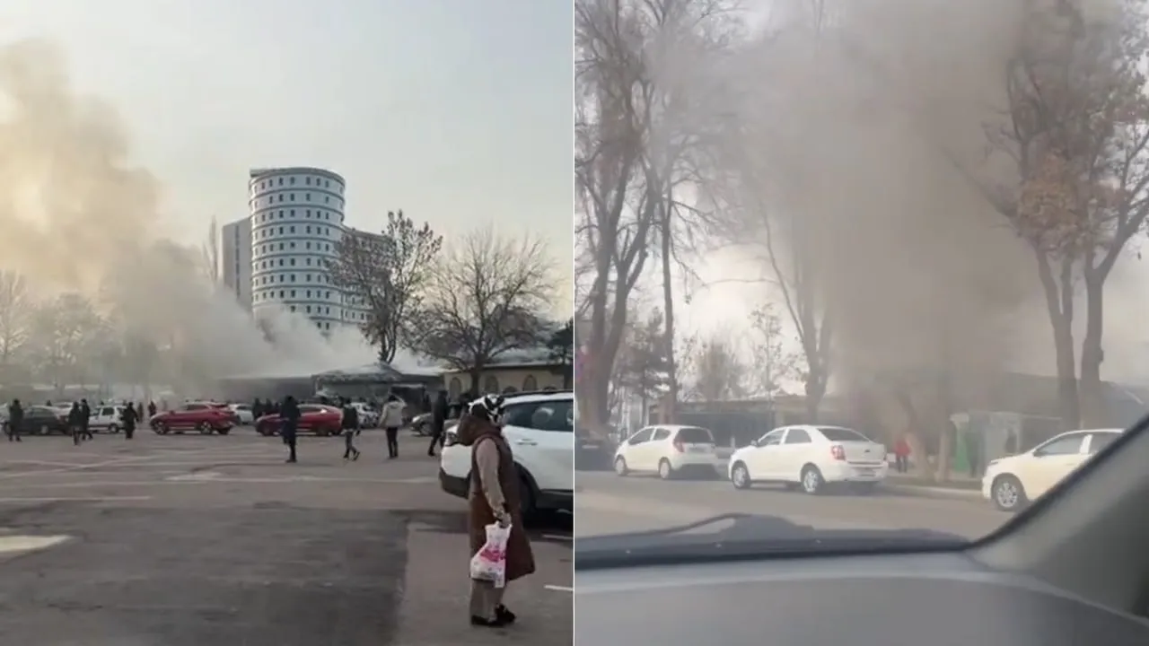 “Чорсу” бозорида ёнғин содир бўлди