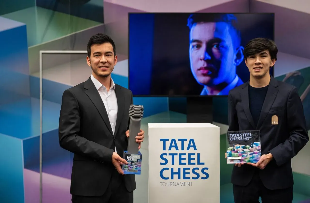 Tata Steel Chess 2026. Nodirbek Abdusattorov chempion, Javohir Sindarov vitse-chempion bo‘ldi