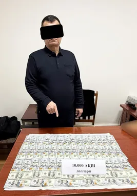 
														
														Qoraqalpog‘iston “O‘zyo‘lko‘prik” klasteri mansabdori 10 ming dollar pora bilan ushlandi
														
														