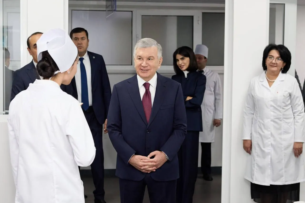 
														
														Shavkat Mirziyoyev Toshkent davlat tibbiyot universitetiga tashrif buyurdi
														
														