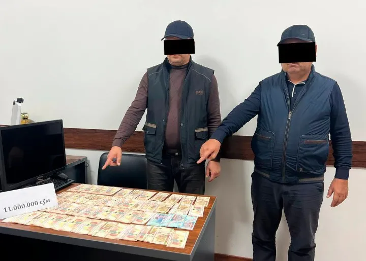 Sirdaryoda IIB xodimlari pora bilan ushlandi