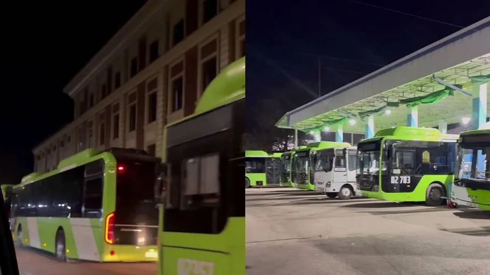 Toshkentda avtobuslarga gaz quyish shoxobchalari soni qisqartirildi