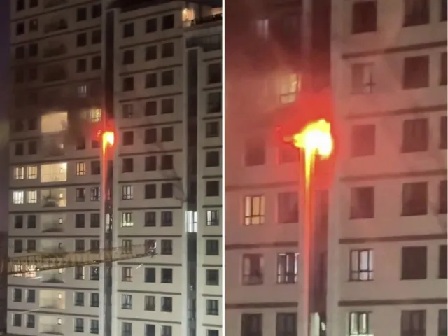 Toshkentdagi “dom”da yong‘in chiqdi