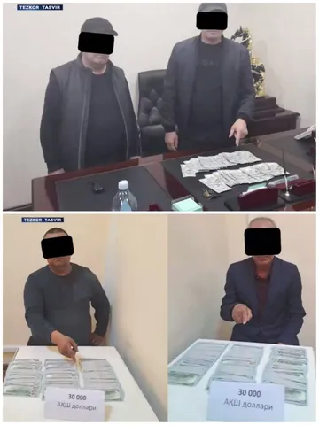 Qarshi va Buxoroda bozor rahbarlari pora bilan ushlandi