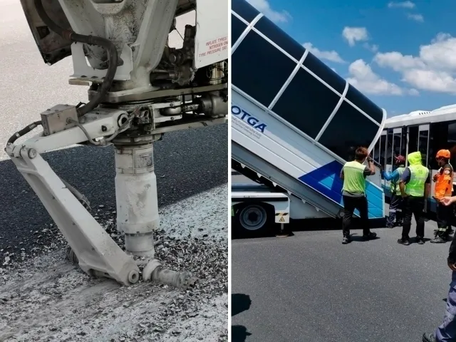 
														
														Таиландда йўловчи самолёти қўниш пайтида шассиси шикастланди
														
														