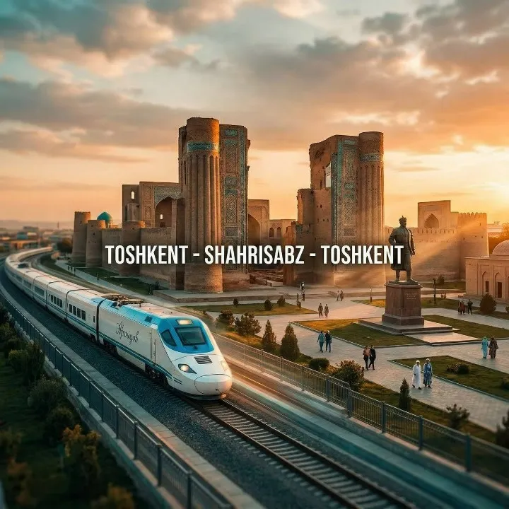 
														
														Toshkent–Shahrisabz–Toshkent yo‘nalishida “Afrosiyob” qatnovlari yo‘lga qo‘yiladi
														
														